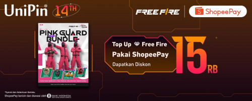 Rayakan #UniPin14Birthday Bareng ShopeePay! – Top Up Diskon s.d. Rp15.000!